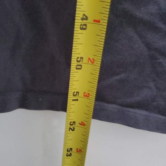 Abercrombie & Fitch T-Shirt Maxi Dress Size Large Tall Grey Side Slit Minimalist - Picture 11 of 11